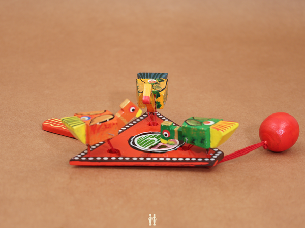 Wooden Handicraft Feeding Birds For Kids