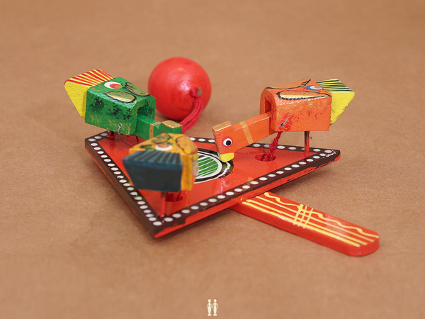 Wooden Handicraft Feeding Birds For Kids