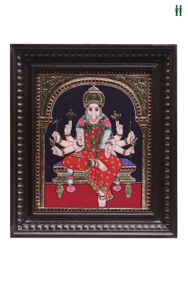 Goddess Varahi Amman Tanjore Painting