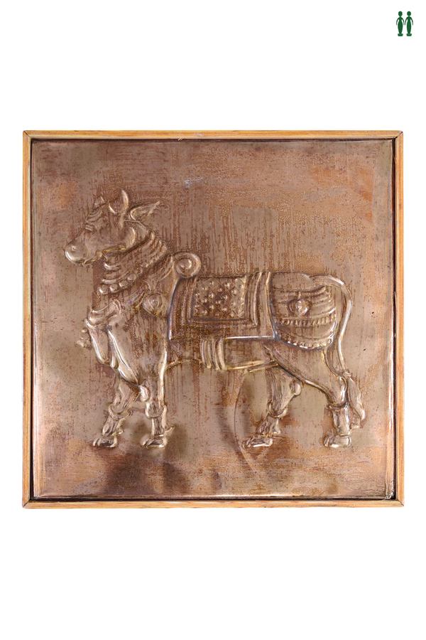 Cow Design Embossed Wall Hanging for Home Decor