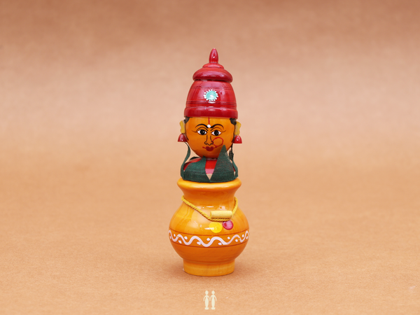 Wooden Handicraft Doll For Decor