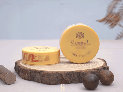 Set of 2 Medium Sandal Wood Face Powder