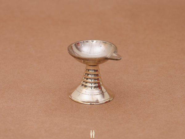 Brass Vilakku For Pooja Set