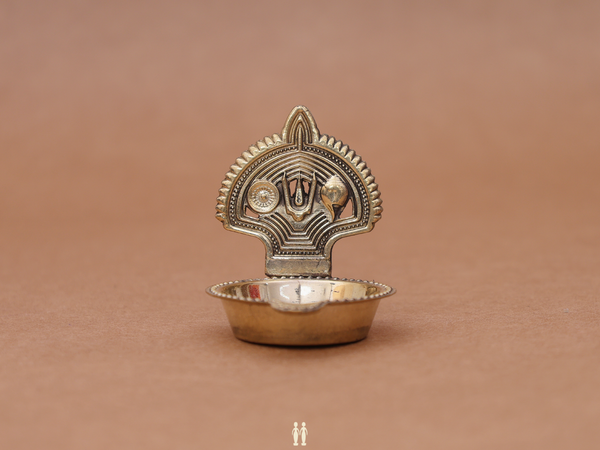 Brass Namam Vilakku For Pooja Set