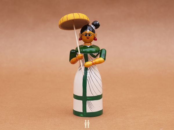 Wooden Handicraft Doll For Decor