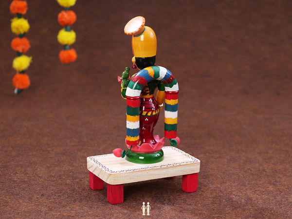 Wooden Handicraft Andal For Golu Set