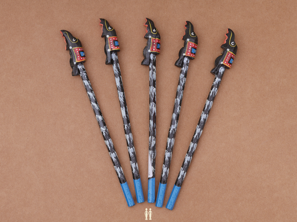 Wooden Pencil Set Of 5 For Kids