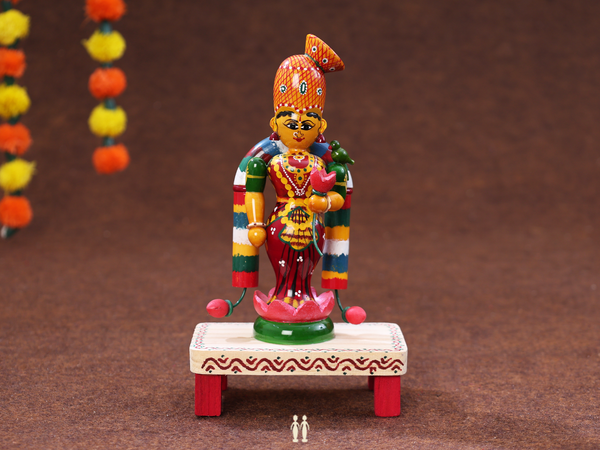 Wooden Handicraft Andal For Golu Set