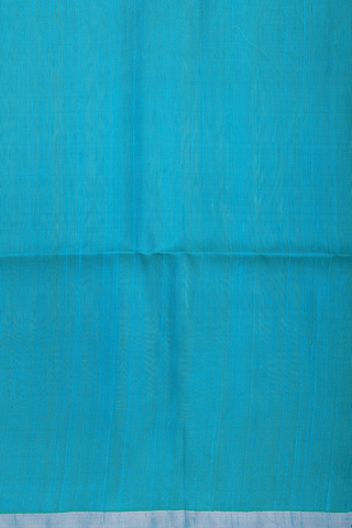 Raw Silk Saree In Khaki With Stripes Design