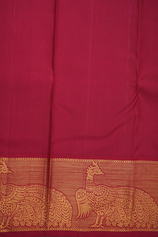 Threadwork Motifs Mint Green Kanchipuram Silk Saree