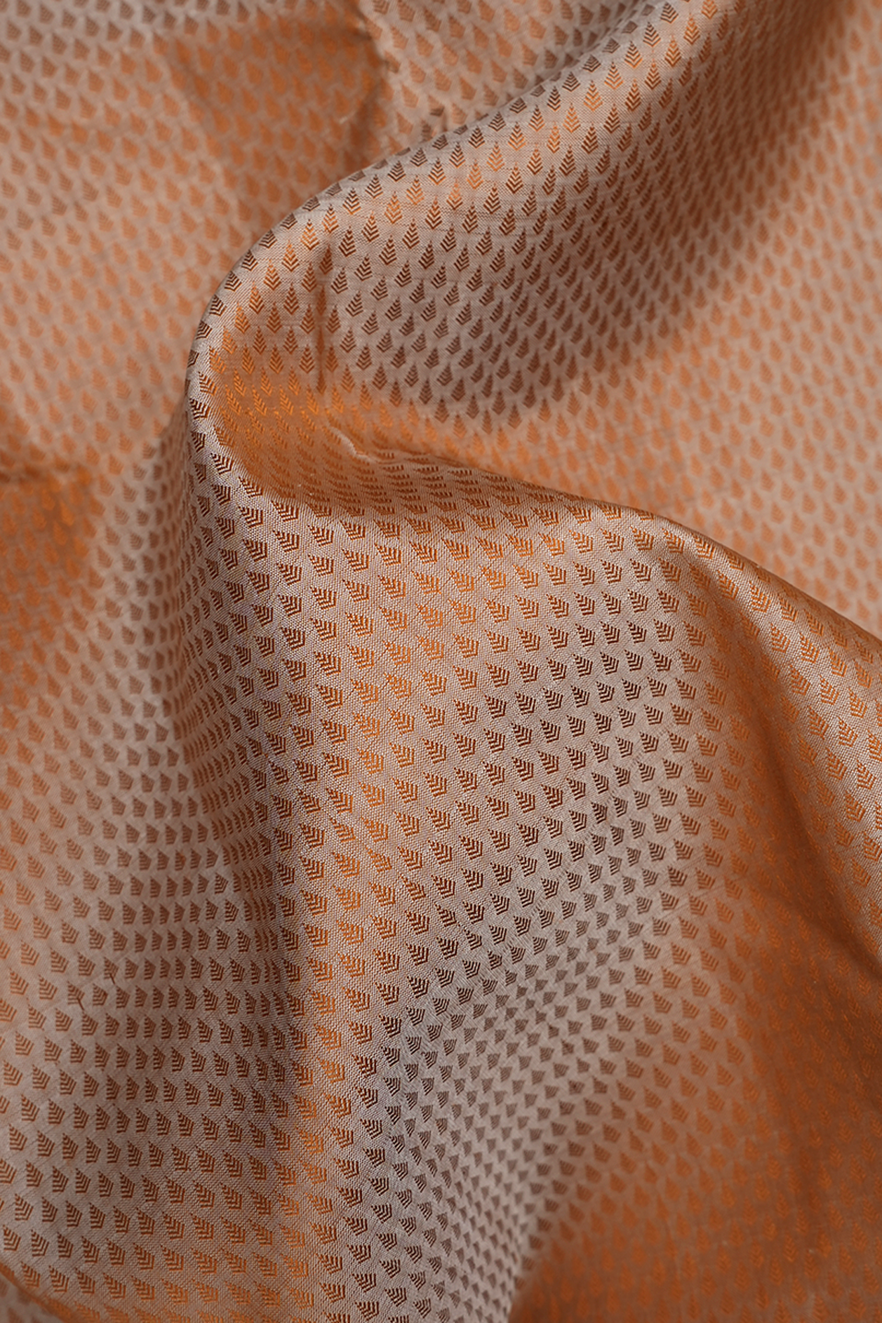 Jacquard Pattern Cocoa Brown Kanchipuram Silk Saree