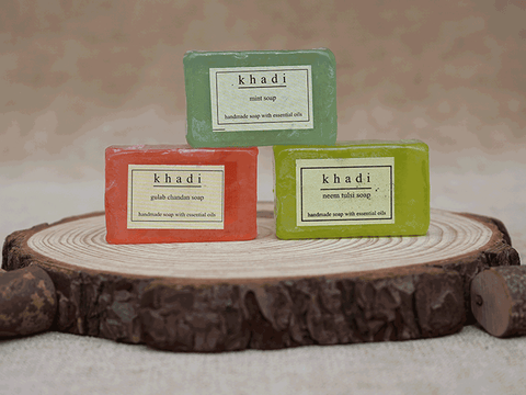 Pack Of 5 Handmade Mini Soaps With Essential Oils