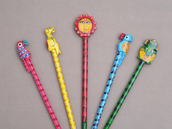 Set Of 5 Wooden Pencil For Kids