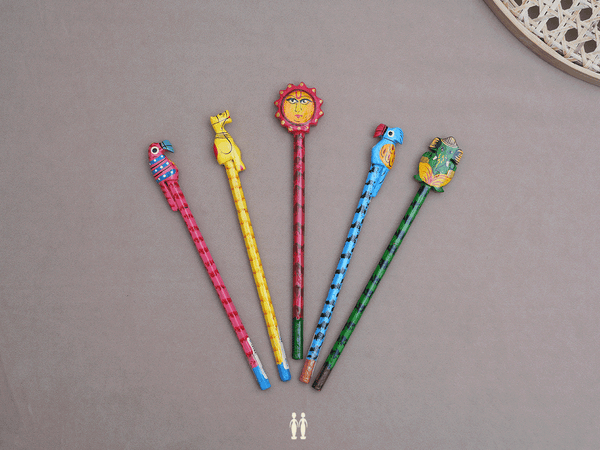 Set Of 5 Wooden Pencil For Kids