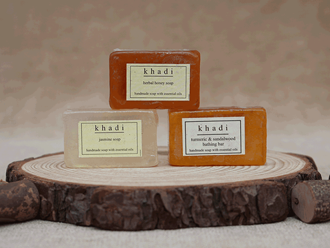 Pack Of 5 Handmade Mini Soaps With Essential Oils