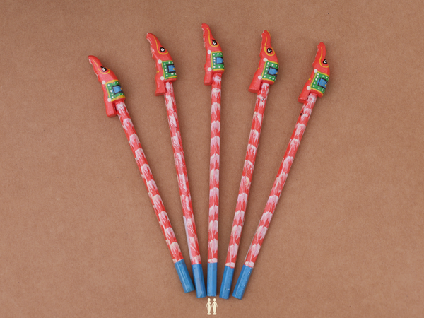 Wooden Pencil Set Of 5 For Kids