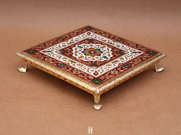 Floral Design Pooja Stand