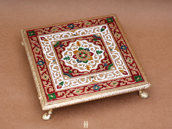 Floral Design Pooja Stand