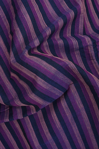 Stripes Design Multicolor Bengal Cotton Saree