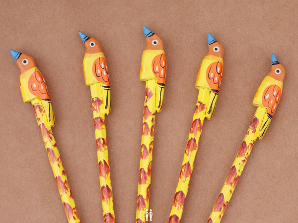 Wooden Pencil Set Of 5 For Kids