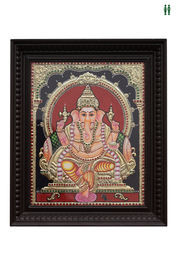 Lord Ganesha Tanjore Painting