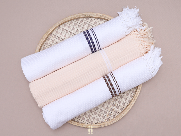 Multicolor Set Of 3 Cotton Towel