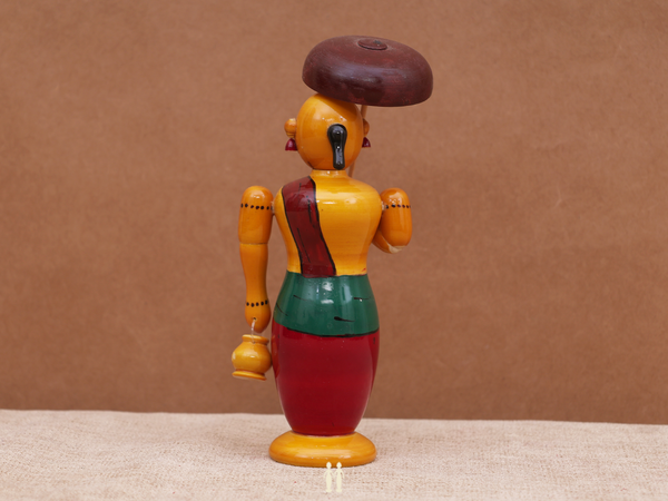 Wooden Handicraft Vamana Avatar Idol For Showpiece