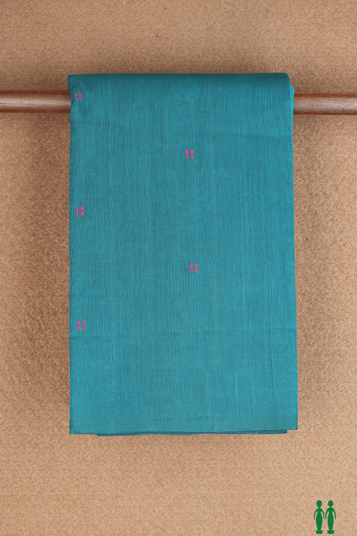 Allover Threadwork Buttis Tricolor Kanchi Cotton Saree