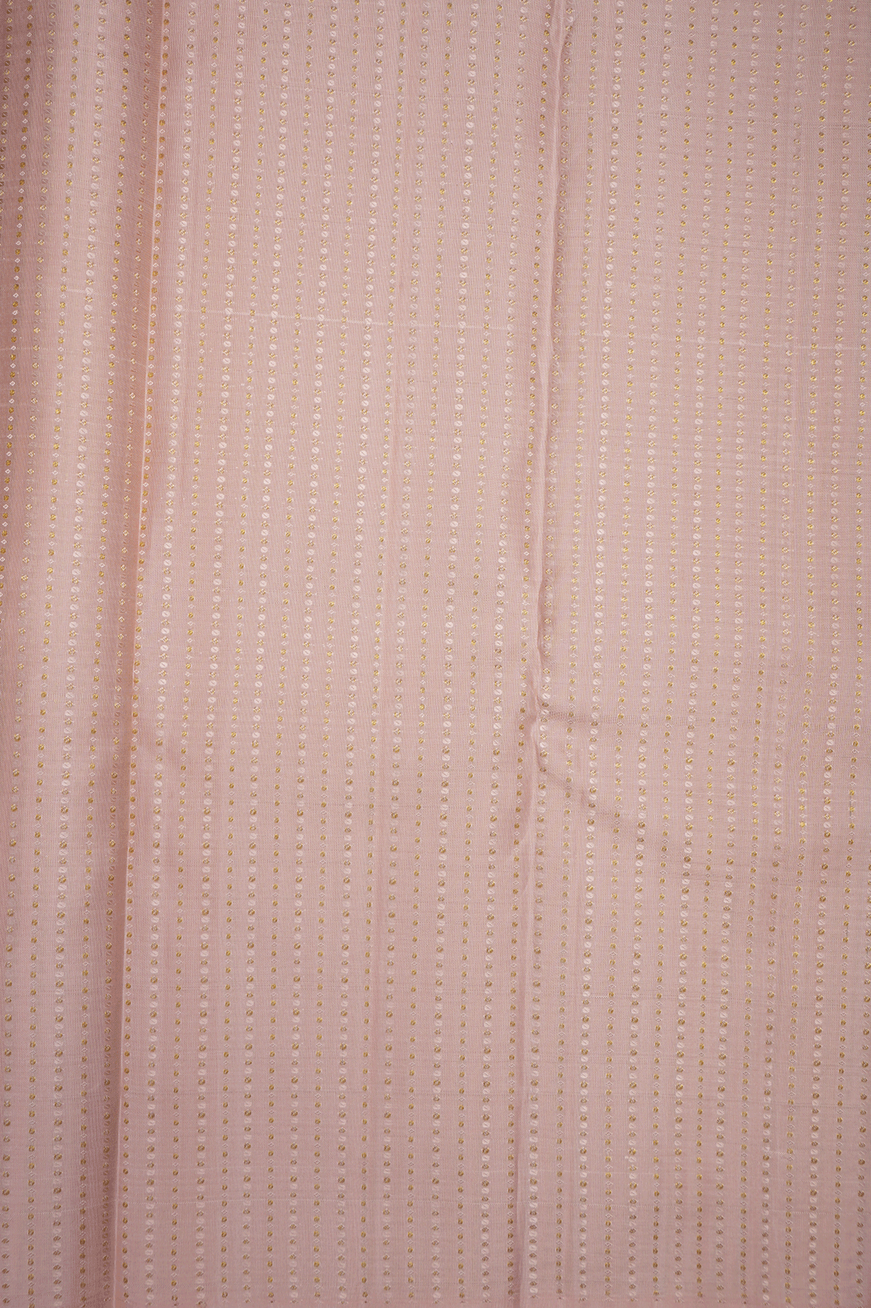 Bindi Zari Design Cream Pink Kanchipuram Silk Saree