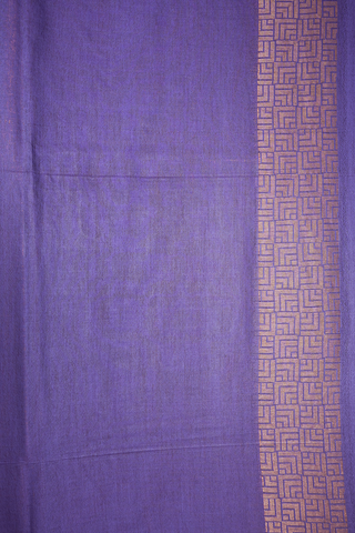 Square Zari Motifs Light Purple Semi Jute Saree