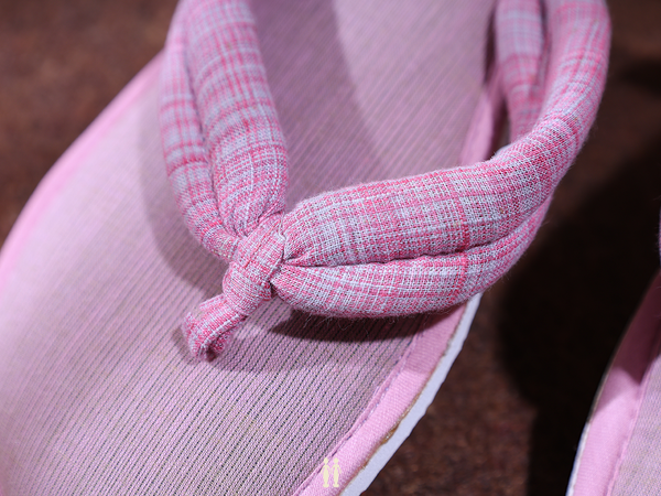 Plain Pink Cotton Slippers