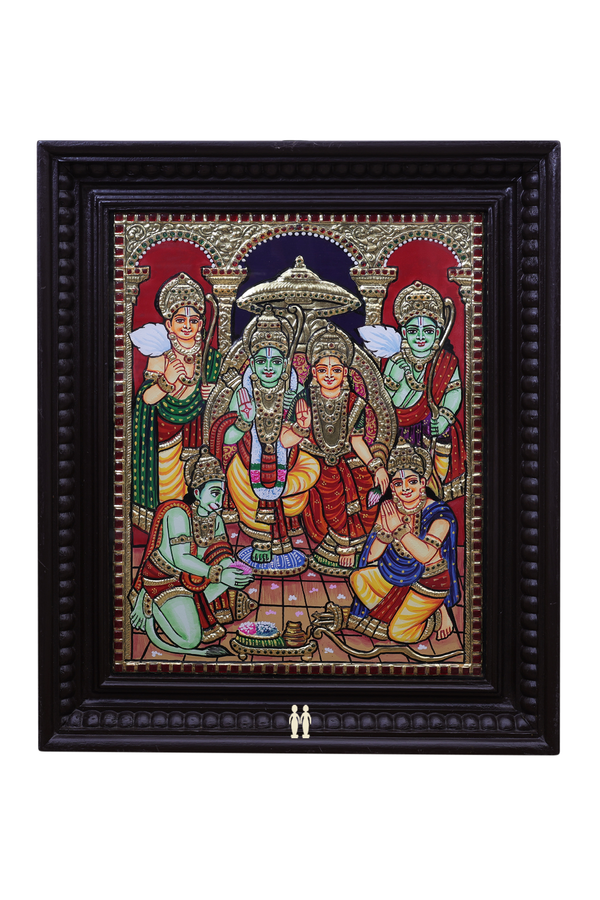 Ramar Pattabhishekam Tanjore Paintings
