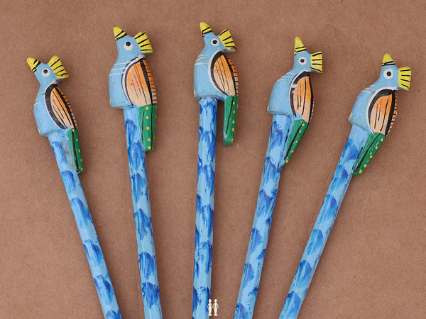 Wooden Pencil Set Of 5 For Kids
