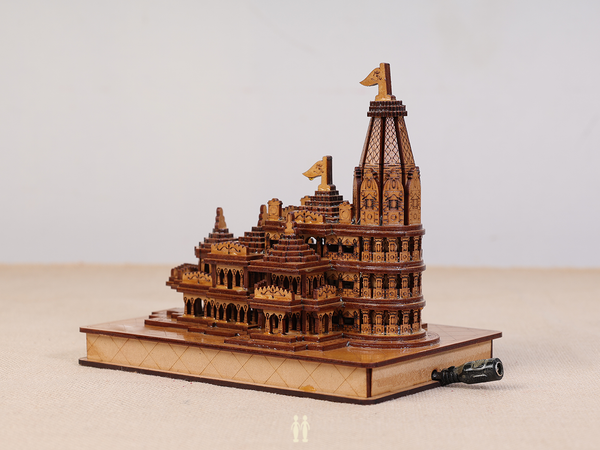Shri Ramar Mandir Ayodhya 3D Model Wooden Temple