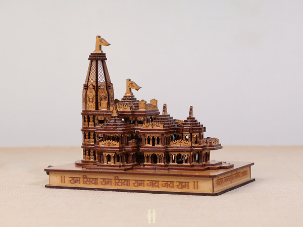 Shri Ramar Mandir Ayodhya 3D Model Wooden Temple