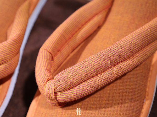 Plain Orange Cotton Slippers