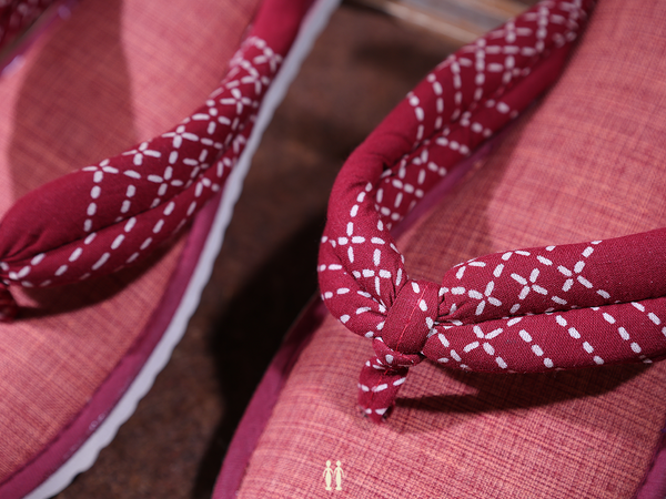 Plain Red Cotton Slippers