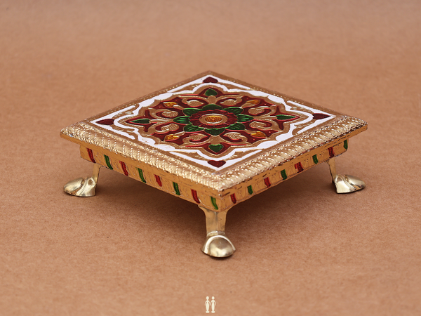 Floral Design Pooja Stand