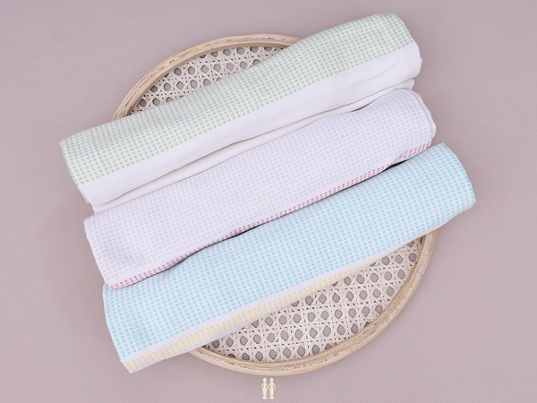 White Set Of 3 Cotton Towel