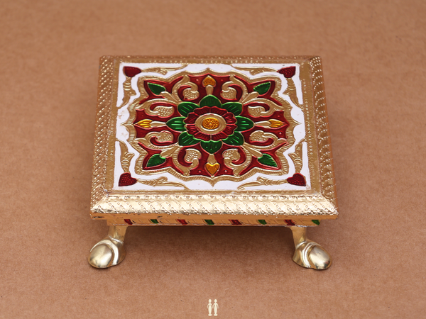 Floral Design Pooja Stand