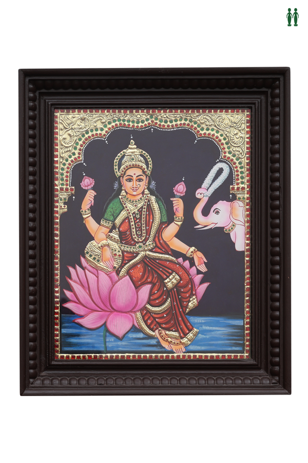 Goddess Saraswathi Tanjore Painting