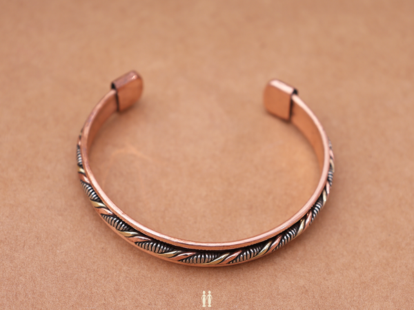 Copper Adjustable Kada For Kids