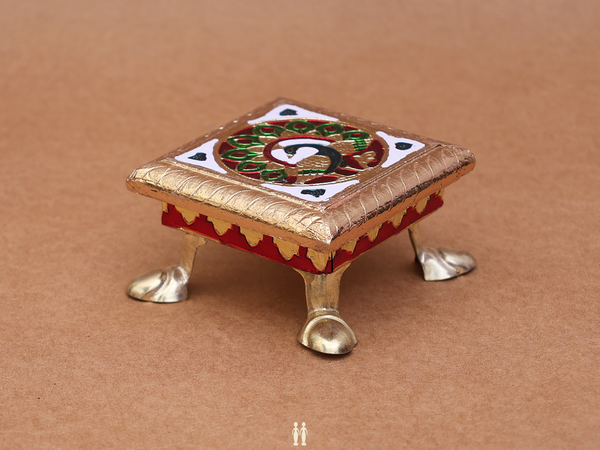 Peacock Design Pooja Stand