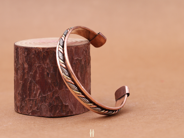 Copper Adjustable Kada For Kids