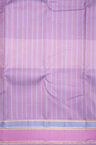 Jacquard Pattern Lilac Purple Kanchipuram Silk Saree