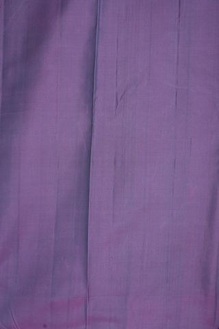 Contrast Border Plain Teal Blue Kanchipuram Silk Saree