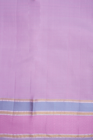 Jacquard Pattern Lilac Purple Kanchipuram Silk Saree