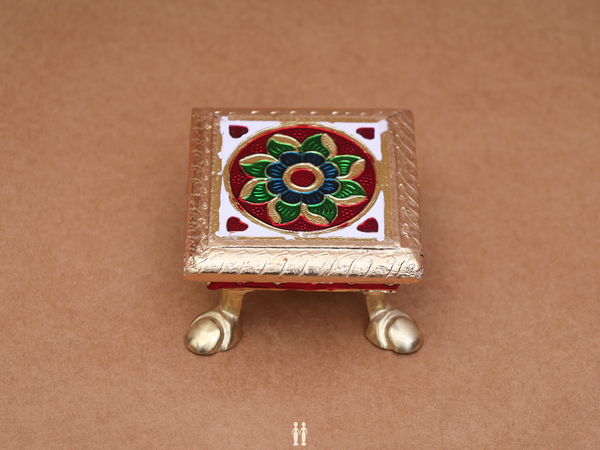 Floral Design Pooja Stand