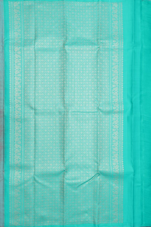 Kanchipuram Silk Saree In Rani Pink With Paisley Design