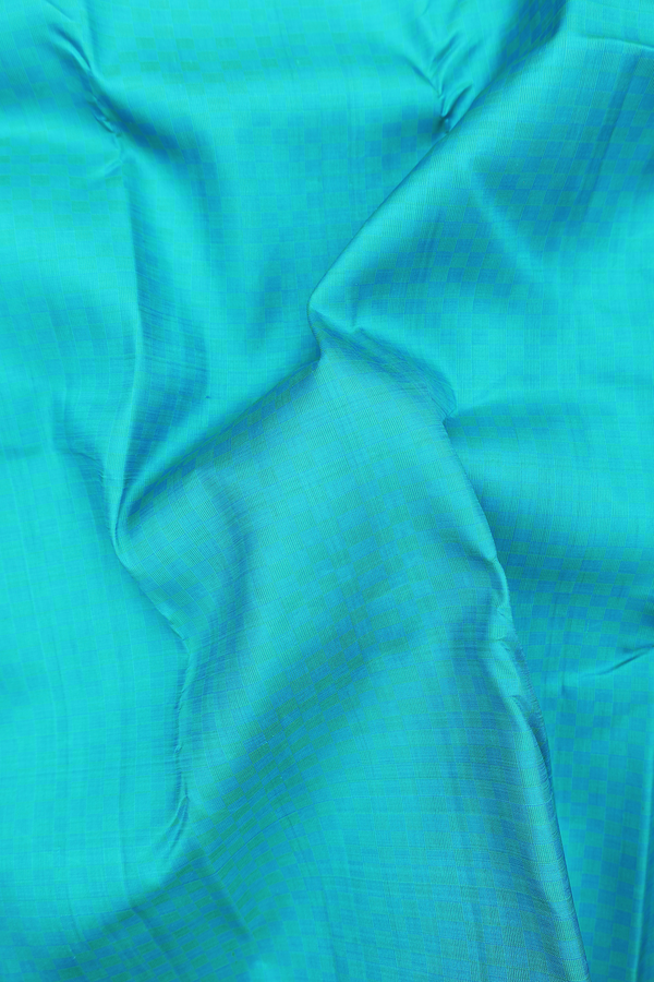 Kanchipuram Silk Saree Blue And Green With Paai Madippu Kattai